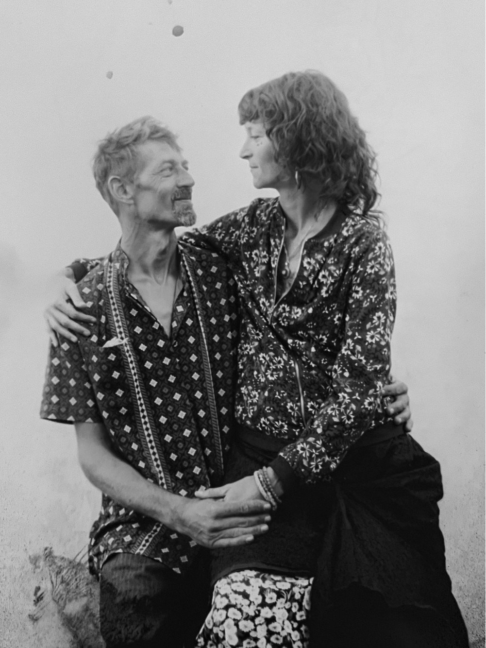 un portrait réalisé à la chambre photographique