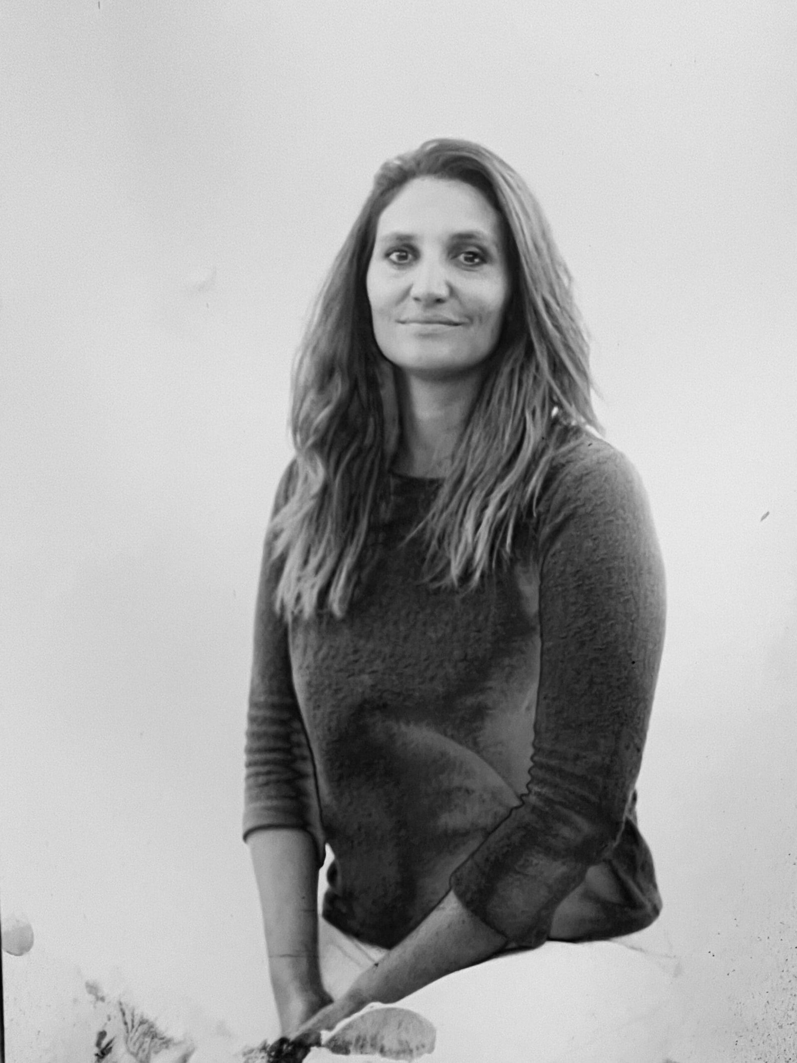 un portrait réalisé à la chambre photographique