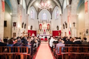 L'église des Angles L'église des Angles pour un mariage en hiver