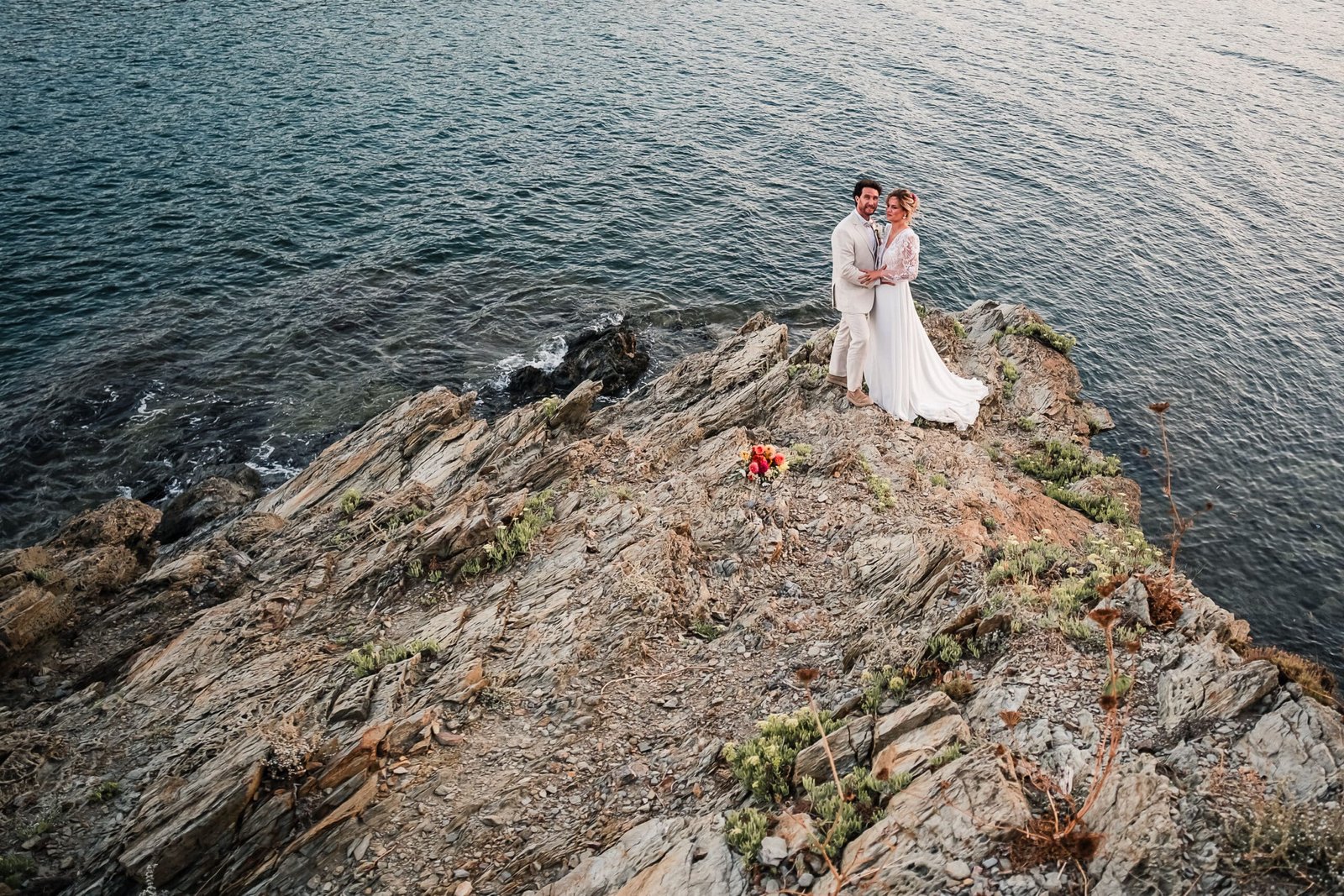 séance couple dans l'anse de paulilles