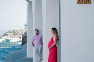 la vie en couleurs Profiter du décors de Cadaquès pour réaliser des photos de maternité