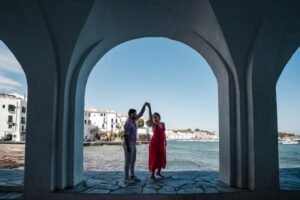 Danser de bonheur Quelques pas de danse sur la côte catalane