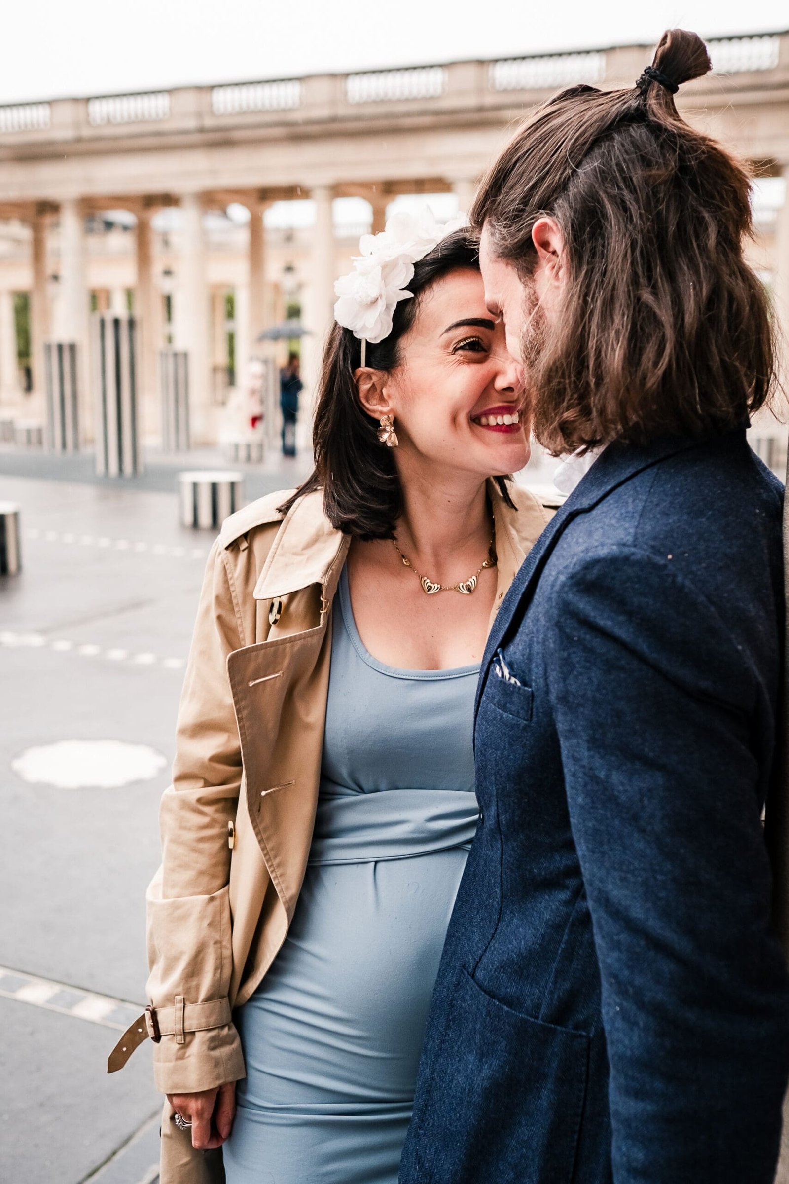 attendre un enfant, une histoire de couple photographié à Paris